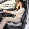 Memory Foam Seat Cushion and Lumbar Support Pillow for Office