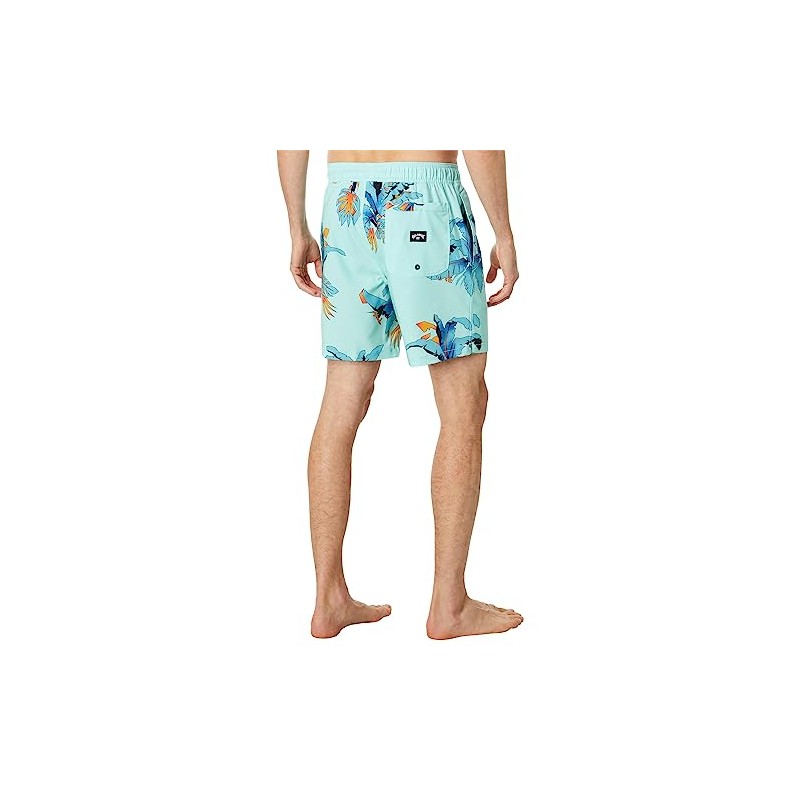 Billabong Men's Standard Elastic Waist Stretch Sundays Layback Boardshort Swim
