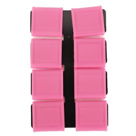 8Pcs Silicone Anti slip Elasticity Golfer Swing Grip Golf Finger Band Cover Sets(pink)