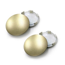 CGEAMDY Pack of 4 Universal Hub Caps, Universal Rims Wheel Hub Caps, Universal Tuning Accessories for Vehicle, Car Wheel Hub Covers (Light Bronze)