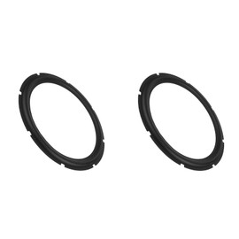 Speaker Foam Surround, Pack of 2 12 Inch Universal Flexible Rubber Foam Repair Woofer Bass Speaker Bezels Circular Foam