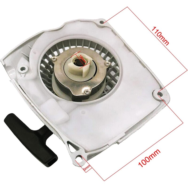 Pull Start Starter Rewind Recoil Assembly with Air Filter Fuel