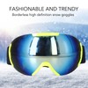 Ski Goggles PE Coated Lens Anti Fog Double Layers Adjustable