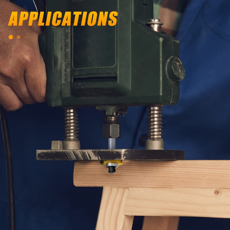 MEIGGTOOL 1/2 Inch Shank Slot Cutter Router Bit Set -