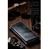 Gracia Bi-Fold Wallet, Long Wallet, Genuine Leather, Bridle Leather, black