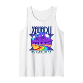 Olivia Newton-John Xanadu Roller Rink Color Rainbow Logo Tank Top