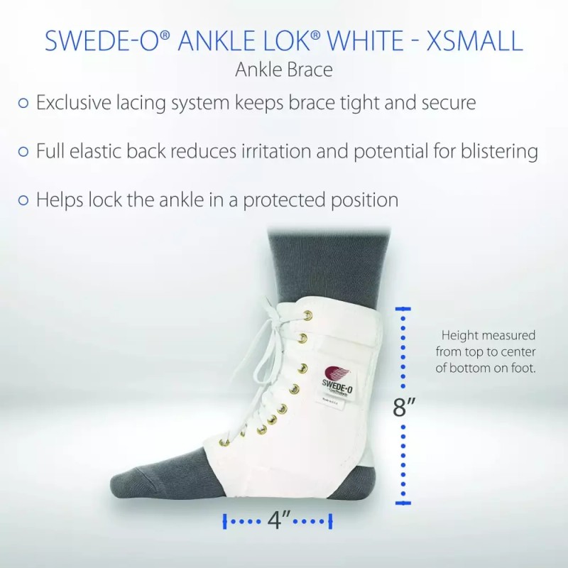 LOK 드-오 앵클 LOK X스몰 화이트 [X-Small] De-O Ankle LOK