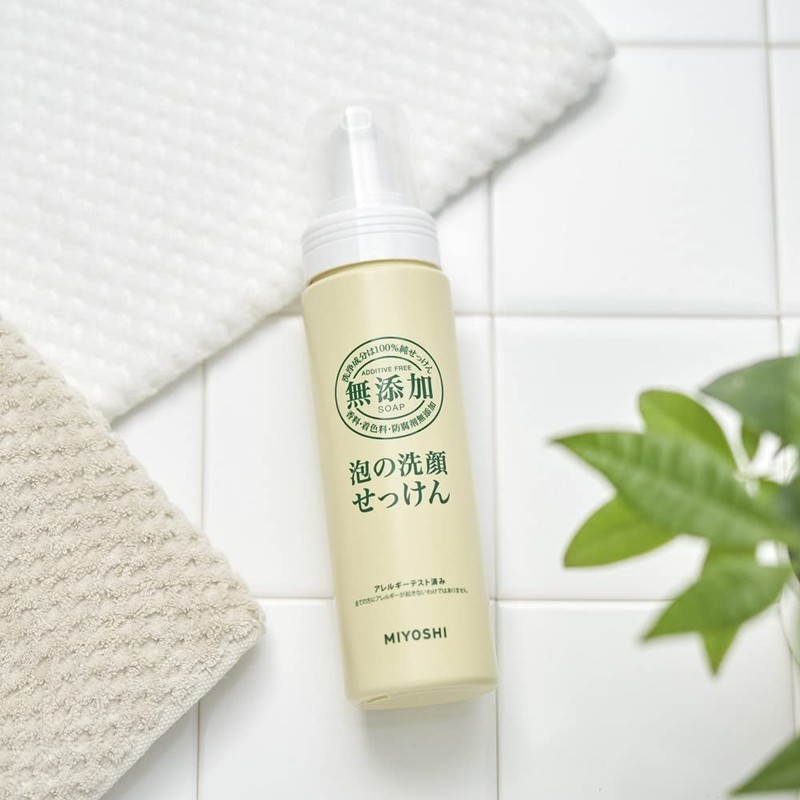 additive-free foam face wash soap refill 180ml