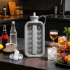 Botella Para Hacer Bolas De Hielo 2 en 1 Plegable