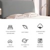 Boxonly - Funda elástica para cabecero, protector de cama elástico