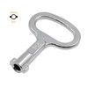 4Pcs Electrical Cabinet Key 5mm Hole Zinc Alloy Water Meter