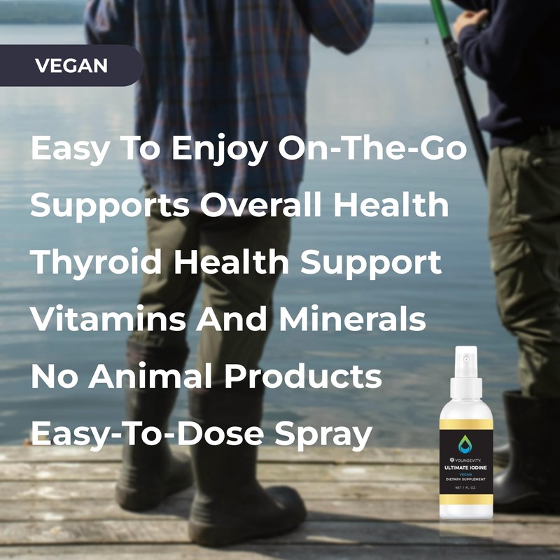 Youngevity Ultimate Iodine Supplement – Vegan Supplement with 300 mcg