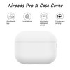 Funda de carga para AirPods Pro de 2ª generación, funda