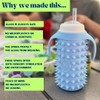 Tabor Place Glass Sippy Cup for Toddlers - Set of