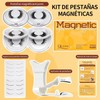 Pestañas magnéticas QUEWEL, 4 pares, reutilizables, con aplicador, sin pegamento,