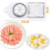 KASESSS Egg Slicer for Boiled Eggs, Multifunctional Egg Cutter, Egg