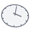 Wooden Wall Clock Silent Non Ticking Round Clock with Hook