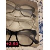 BETSEY JOHNSON 3 Pair Reading Glasses Navy, Clear &Tortoise Frames