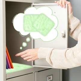 School Locker Rugs Square Grey Furry and Cute Locker Decoractions with Anti-Slip Backing for Girls in Middle School Back to School Stuff Gift(1, Green)