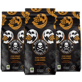 Death Wish Coffee, Coconut Caramel Ground Coffee (27 Ounces)