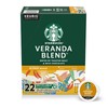 Starbucks K-Cup Coffee Pods, Veranda Blend Blonde Roast, 22 Count