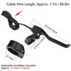 VGEBY 1 Pair E-Bike Brake Levers, 2 Wires Bicycle Handle