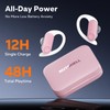 NUTSHELL NS18 Wireless Earbuds for Workouts, 12H Non-Stop Playback, Sweat-Resistant,