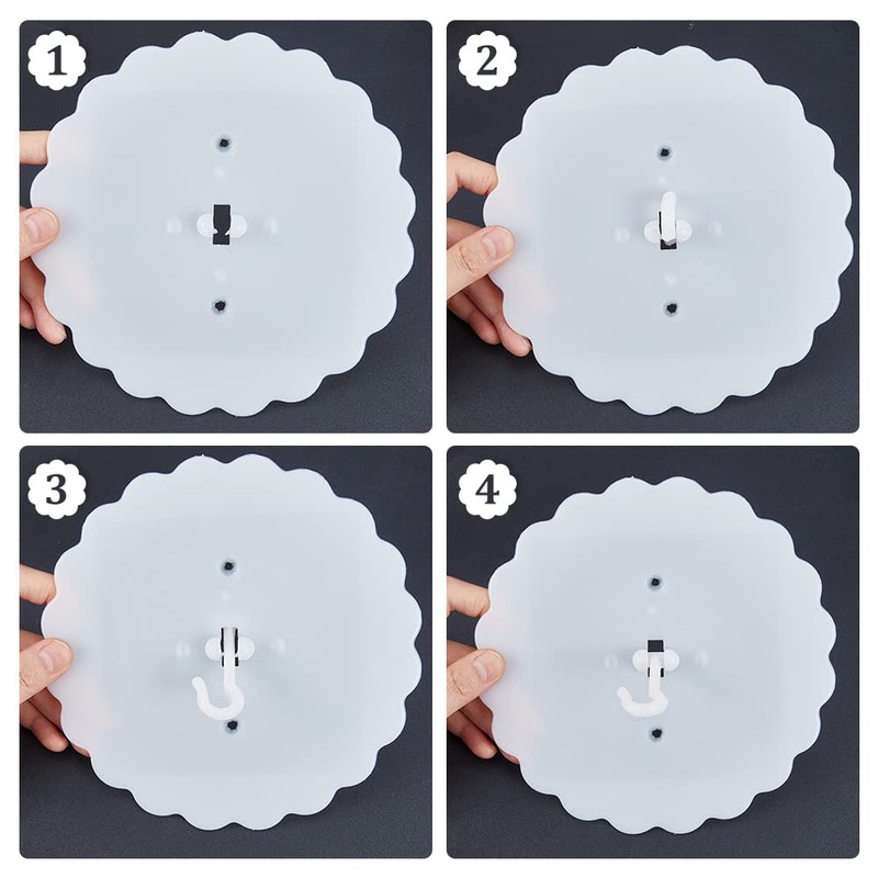 GORGECRAFT 2 Sets Mosquito Net Ceiling Hook Canopy Hooks Dome