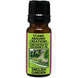 Concentrated Fragrance Oil - Scent - English Garden - Notes of Lily, Lilac, Rose & Hyacinth Stand Out in This Must Have Fragrance for Floral Lovers. Made w/Natural Essential Oils. (.33 fl.oz.)