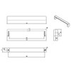 LIXIL (INAX) Co-Shaped Totte [Part Number: BT-STE-AR/S]