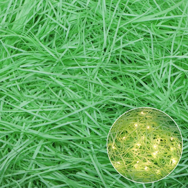 TUZELIYA 300g Shredded Tissue Paper, Shredded Paper with led light