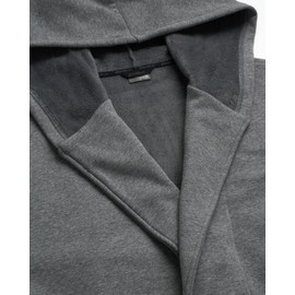 Eddie Bauer Men's Bathrobe - Lightweight Fleece Luxury Robe - Spa Bathrobe with Pockets for Men, Size Small/Medium, Charcoal