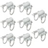 OTTFF 8 Pack U Bolt Cross Pipe Clamps for 1"