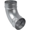 ECOPRO VENT 4" Inch 90˚ Degree Galvanized Steel Duct Elbow