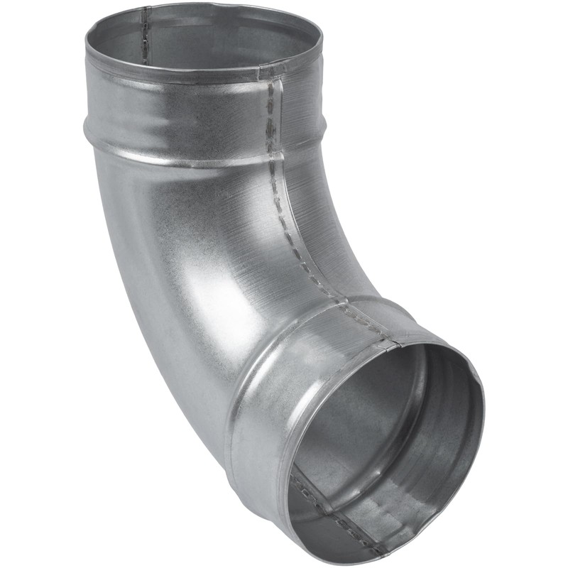 ECOPRO VENT 4" Inch 90˚ Degree Galvanized Steel Duct Elbow