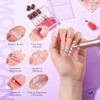 Kit profesional Morovan de uñas acrílicas con luz U V