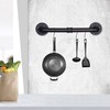 DSDS Industrial Pipe Towel Rack Towel Bar, Heavy Duty Bathroom