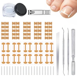 20 Piezas Kit Para Uñas Enterradas, Professional Ingrown Toenail Set, Uñas Enterradas, Incluye Almohadillas, Herramientas y Cortaúñas, Kit de Corrección para Eliminar Uñas Encarnadas