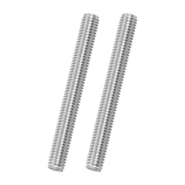 sourcing map 2Pack M8x70mm Fully Threaded Rod, 316 Stainless Steel Right Hand All Thread Screw Studs for Furniture Assembly Fastening, 1.25mm Pitch
