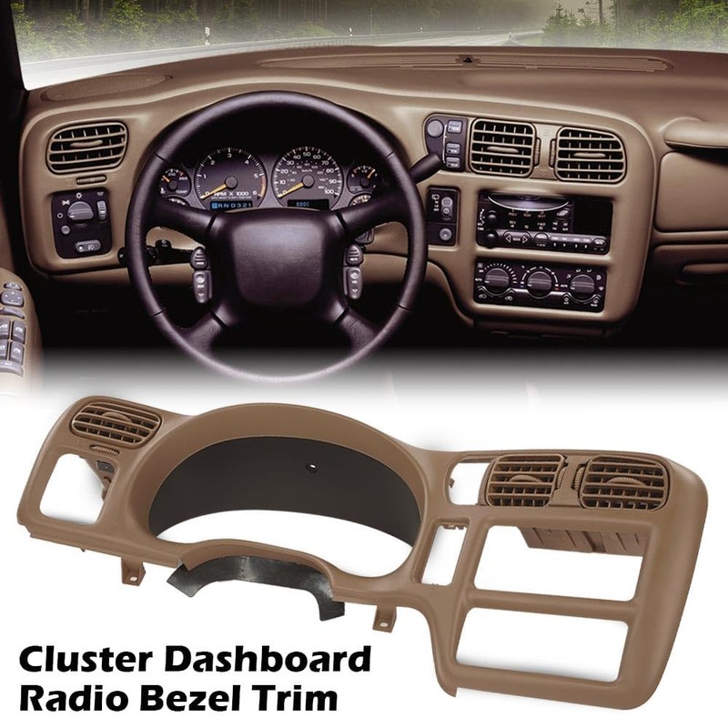G-PLUS Dashboard Dash Trim Bezel Cover Single Din Compatible with