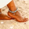 Suyi 5pcs Ankle Bracelets for Women Layered Beach Adjustable Anklets
