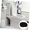 UKCOCO Black Toilet Tank Lid Cover Washable Replacement for Bathroom