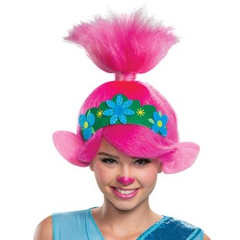 Disguise Trolls World Tour Women's Poppy Costume, Blue, Large (12-14)