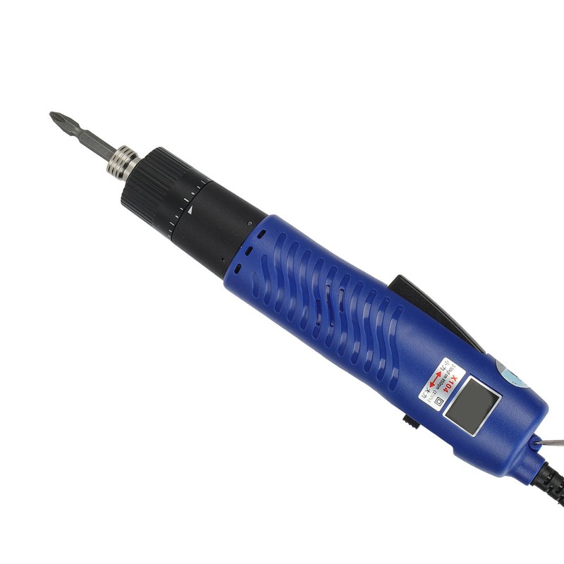 Electric Screwdriver Semi Automatic Adjustable Torsion 850rpm for 2‑6mm Screw