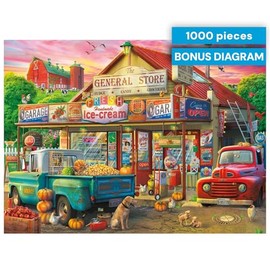 Buffalo Games - Eduard - Country Store - Rompecabezas de 1000 Piezas para Adultos, Rompecabezas desafiante Perfecto para Noches de Juego, tamaño...   