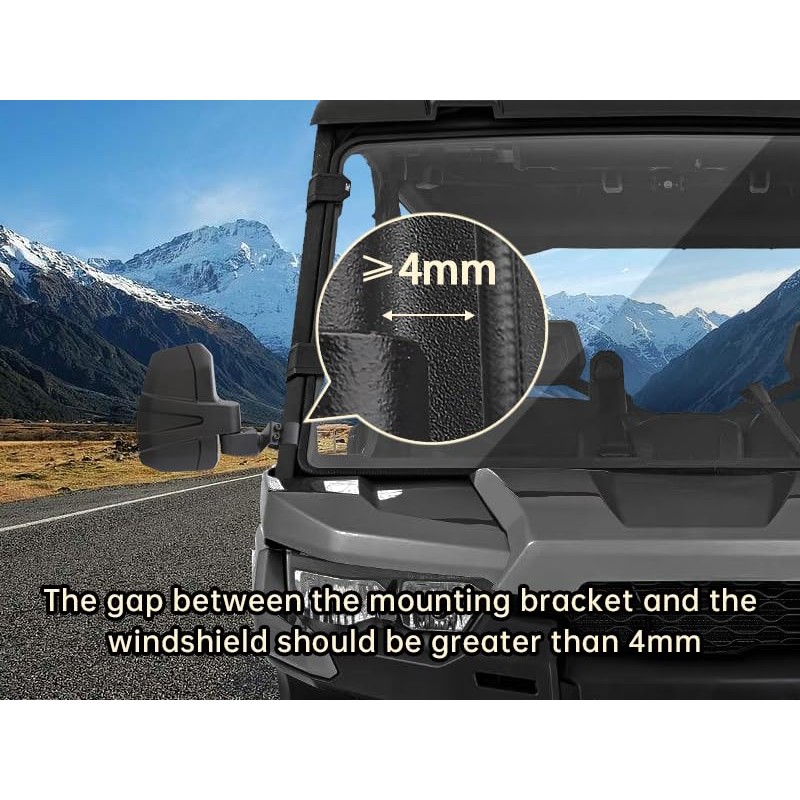 Ranger Side Mirrors,You No Longer Need to Adjust by Hand，Innovative