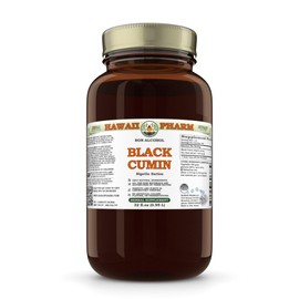 Black Cumin (Nigella Sativa) Dry Seed Glycerite, Made in Hawaii, All Natural, Vegan, Lab Tested Alcohol-Free Liquid Extract - 32 fl.oz