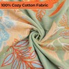 HOORDRY 4-Layer Cotton Gauze Blanket - Reversible, Bohemian Style with