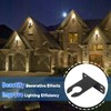 Landscape Lighting Gutter Brackets, for WAC Landscape Lighting Mount -