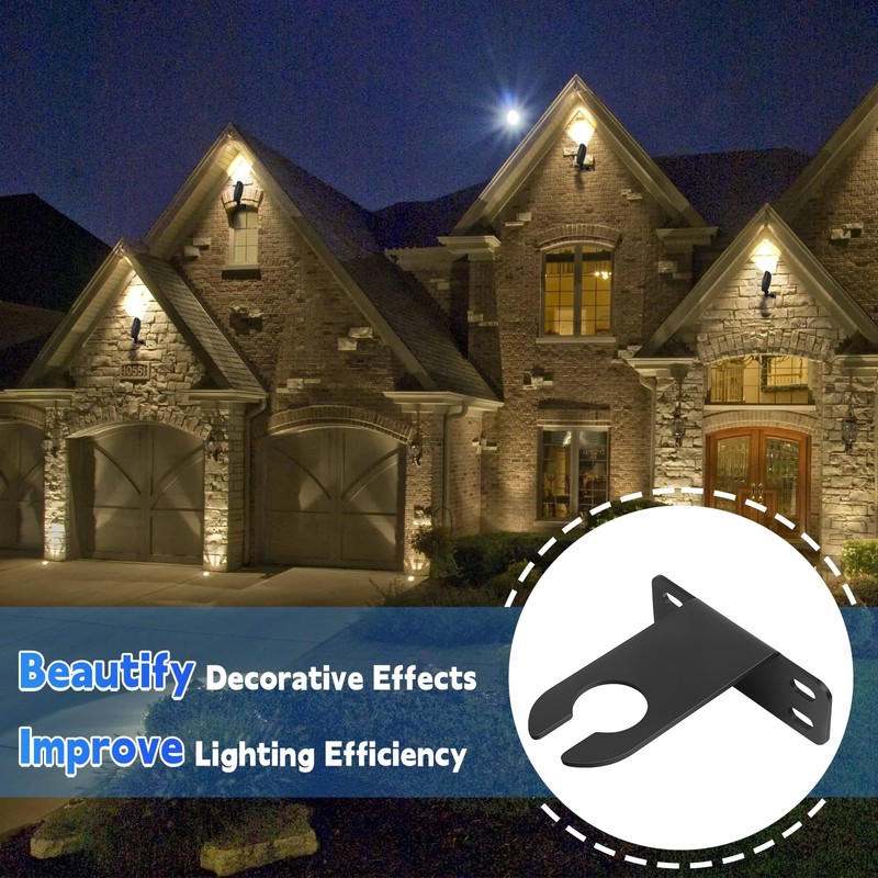 Landscape Lighting Gutter Brackets, for WAC Landscape Lighting Mount -